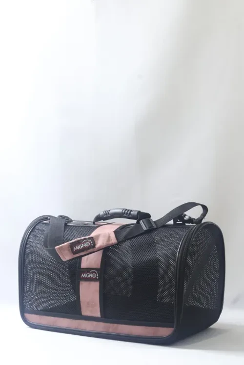 FLYBAG Safir Fileli Model Kedi Köpek Taşıma Çantaları - Taba