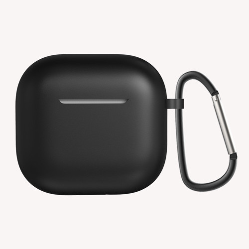 AirPods 4 Uyumlu OMSY Standart Silikon Kılıf-Siyah