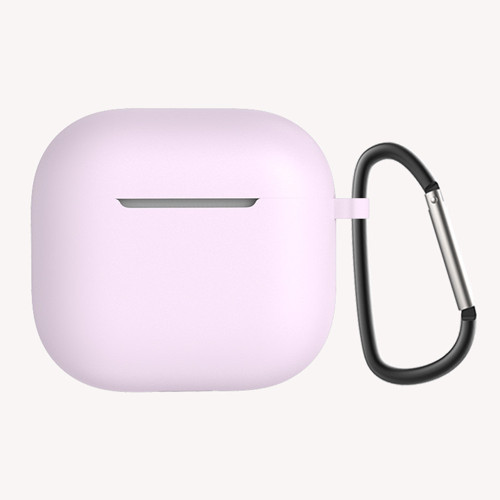 AirPods 4 Uyumlu OMSY Standart Silikon Kılıf-Lila