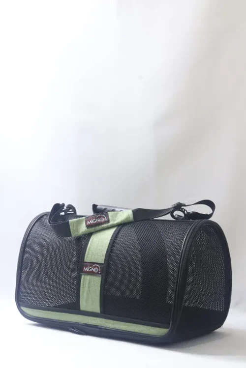 FLYBAG Safir Fileli Model Kedi Köpek Taşıma Çantaları - Yeşil