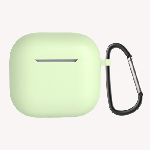 AirPods 4 Uyumlu OMSY Standart Silikon Kılıf-Açık Yeşil