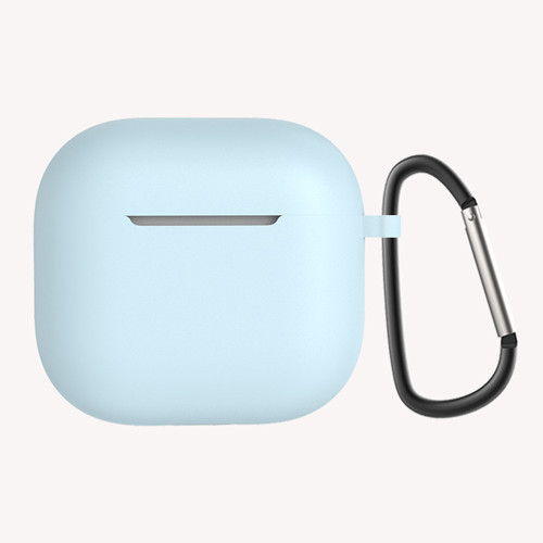 AirPods 4 Uyumlu OMSY Standart Silikon Kılıf-Mavi Açık