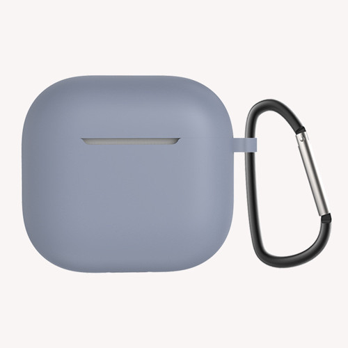 AirPods 4 Uyumlu OMSY Standart Silikon Kılıf-Lavendery Gray