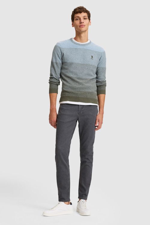 Erkek Gri Slim Fit Jean Pantolon 50325193-DN0025