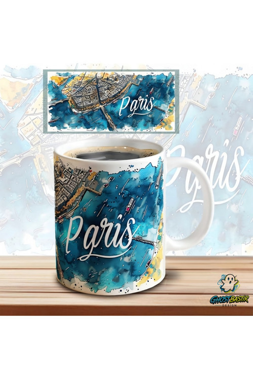 Paris Kupa Bardak | Tek Adet K0652