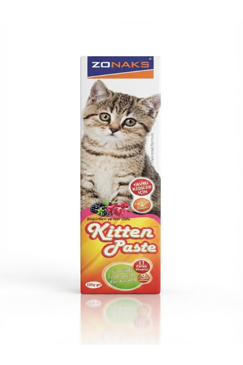 Yavru Kedi Vitamin Macunu 100 Gr(Böğürtlen Ve Nar Özlü)