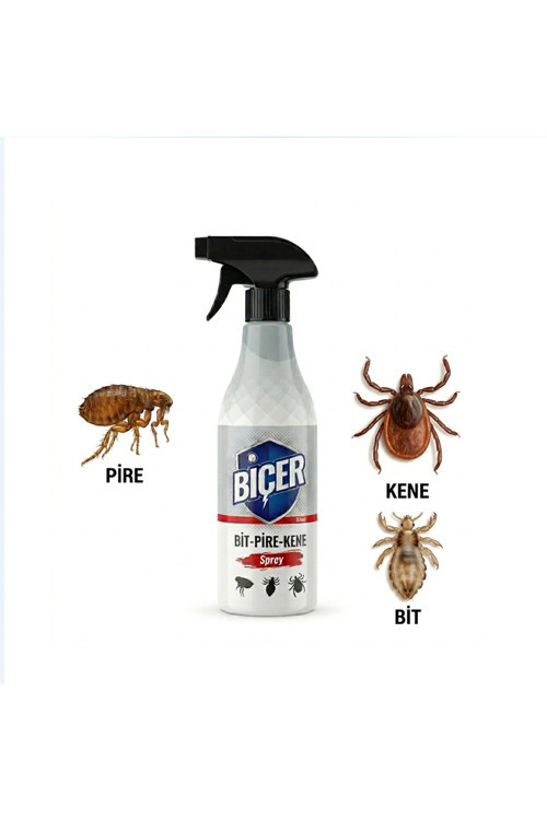 Pire , Bit Ve Kene Ilacı Sprey 500 Ml T(Ahırlarında, Kümeslerde Ve Barınaklarda Kullanılır.)