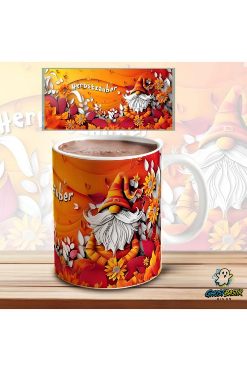 Sonbahar Kupa Bardak | Tek Adet K0680