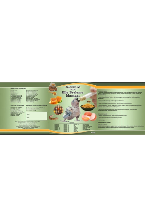 Yavru Kuş Elle Besleme Maması 100 Gr