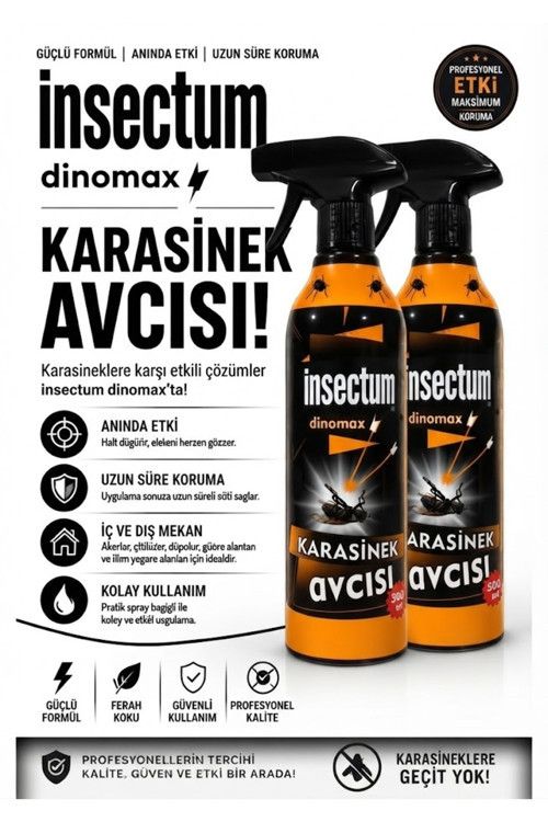 İnsectum Dinomax Karasinek Avcısı 500 Ml X 2 Adet