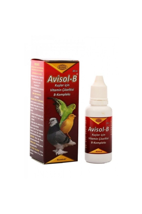 Avisol B Kuşlar Için Vitamin Çözeltisi B Kompleks 30 Cc