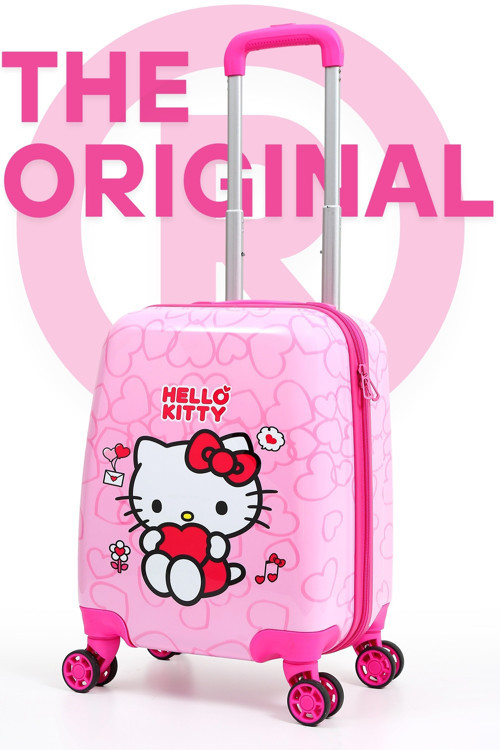 Lisanslı Hello Kitty Policarbon Çocuk Valizi Pembe 2985