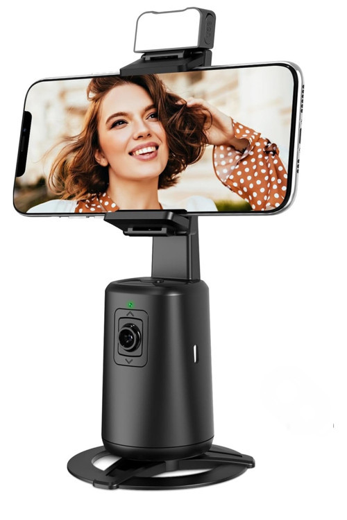 Gimbal Yüz Takip Telefon Sabitleyici 360° Video Canlı Yayın Akıllı Tripod Direk Bağlantı
