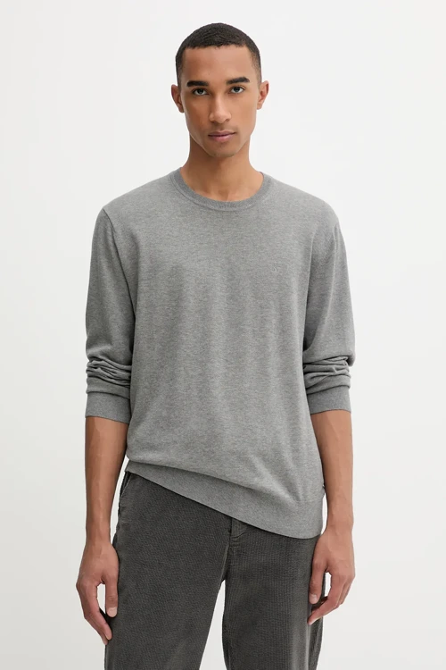 LS SUPIMA COTTON CREWNK SWEATER