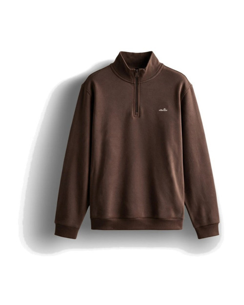 6WM1010-BRW Erkek Fermuarlı Sweat Kahverengi