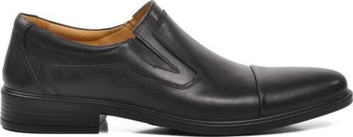 24040 Siyah Hakiki Deri Erkek Günlük Ayakkabı