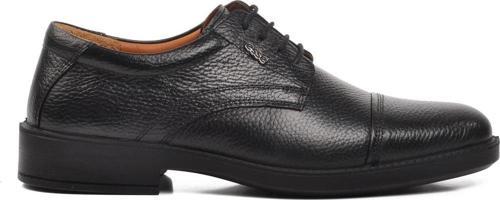 28320 Siyah Hakiki Deri Erkek Günlük Ayakkabı