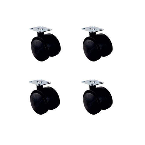 Küçük Plastik Tablalı Teker - 40 MM HKS101 - 4 Adet