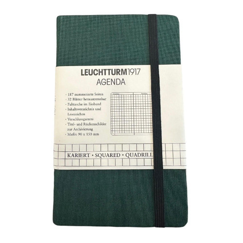 Sert Kapak A6 Kareli Defter Green 326001