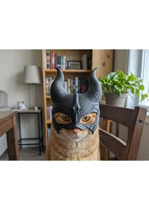 Maleficent tarzı kedi kaskı