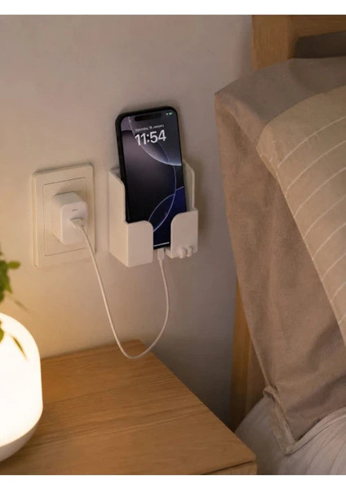 Kablo Düzenleyicili Telefon Tutucu