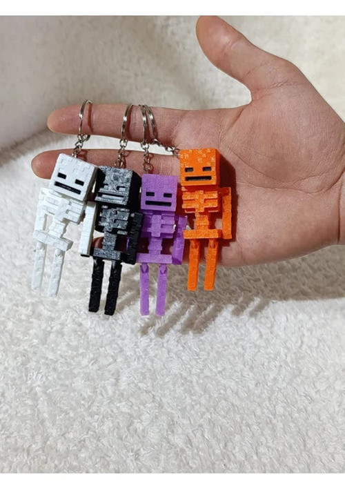 Minecraft İskelet Anahtarlık