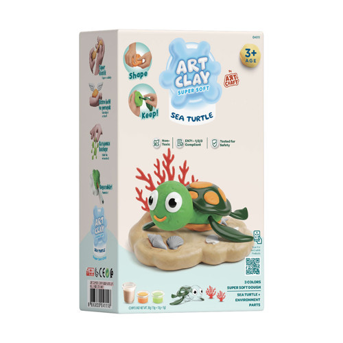 Deniz Kaplumbağası - Art Clay Deniz Canlıları Süper Hafif Kil // Art Clay Sea Creatures Super Light Clay