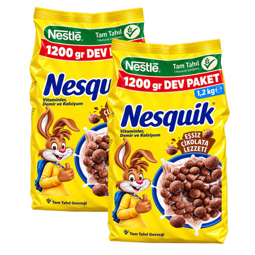 Kakaolu Tam Tahıl Gevreği 1200 gr 2 li (2,4 kg)