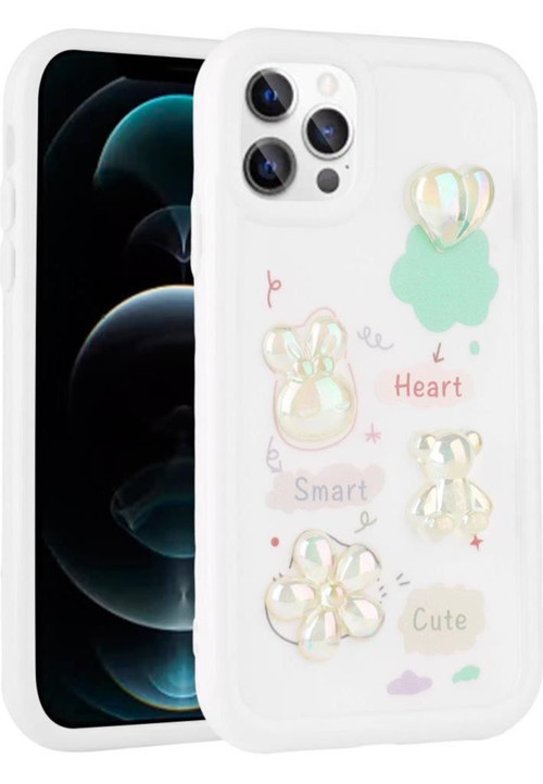 iPhone 14 Pro Max Uyumlu Kılıf Kabartma Figürlü Parlak Toys Silikon Kapak