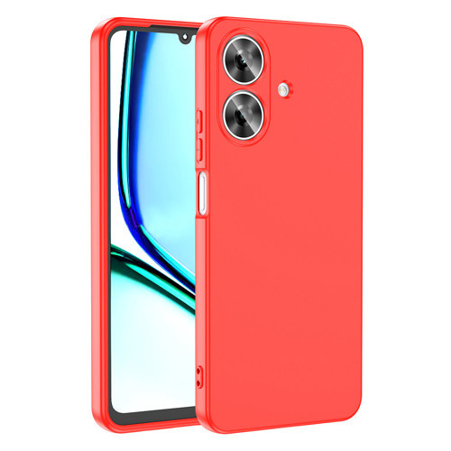 Realme Note 60 Kılıf Lansman Tasarım İç Yüzeyi Kadife Silikon