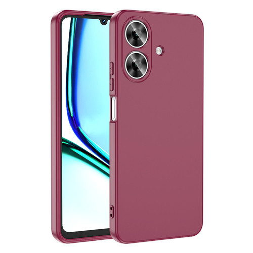 Realme Note 60 Kılıf Lansman Tasarım İç Yüzeyi Kadife Silikon