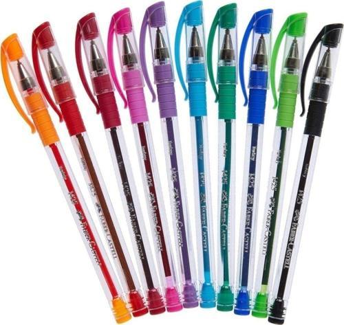 Faber-Castell 1425 Iğne Uçlu Tükenmez Kalem 10 Renk