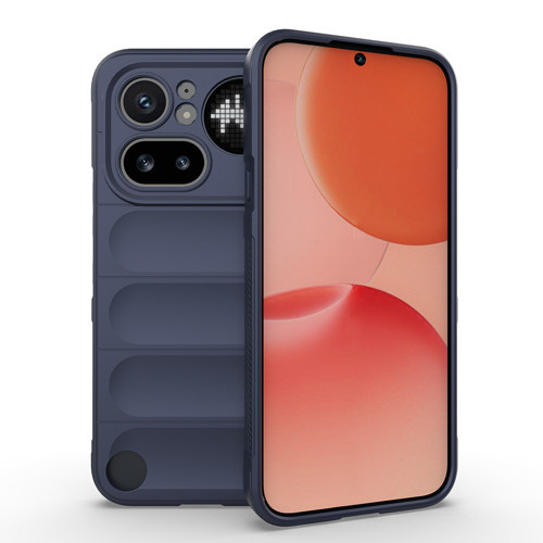 Nothing Phone 4A Pro Kılıf Esnek TPU Oyuklu Arka Yüzey Tasarımlı Etnik Silikon Kapak
