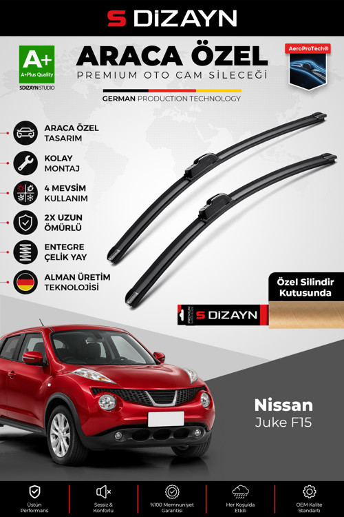 Nissan Juke F15 Ön Cam Silecek Seti 2010-2017 Premium Araca Özel 55-35 Cm A+ Kalite