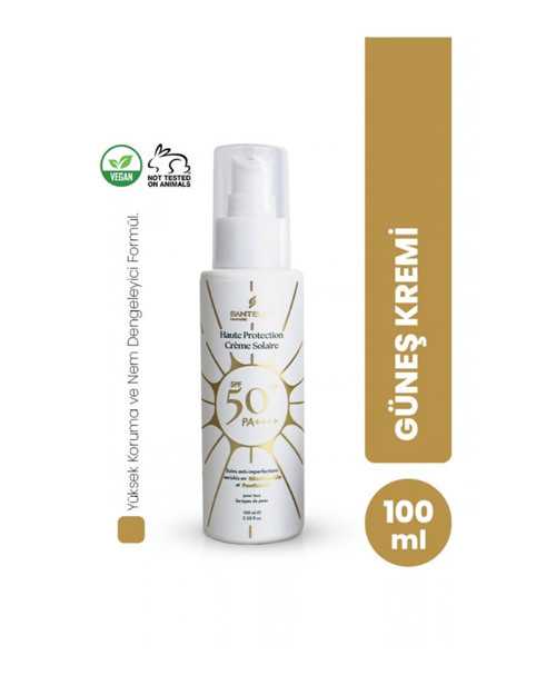 SPF 50 PA++++ Güneş Kremi Mineral Filtre Zinc Oxide Nemlendirici Besleyici 100 ml