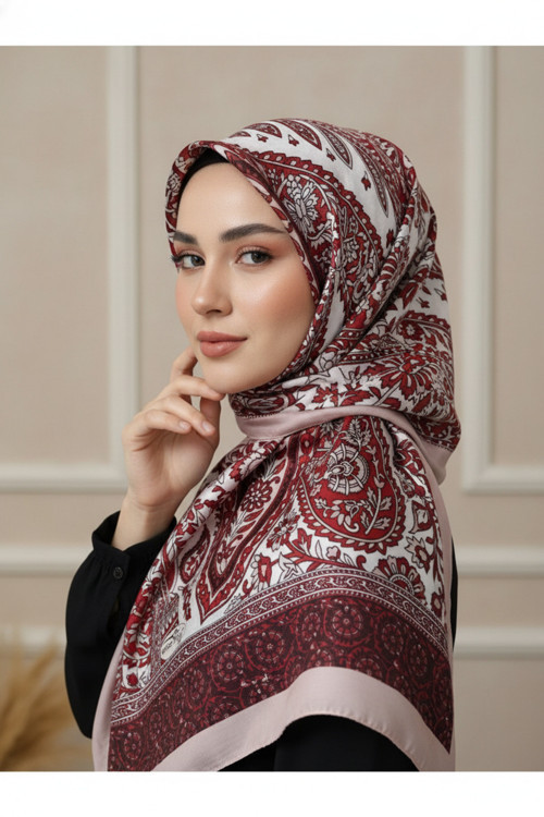 Etnik Damla Desenli Asalet Şal 180x70