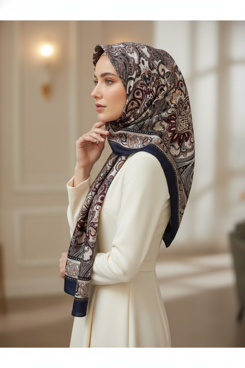 Soft Lale Desen Şal 70 x180