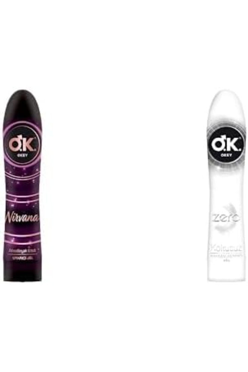 Nirvana Etkili Uyarıcı Jel (1 x 100 mL) + Okey Zero kokusuz Kayganlaştırıcı Jel (1 x 100