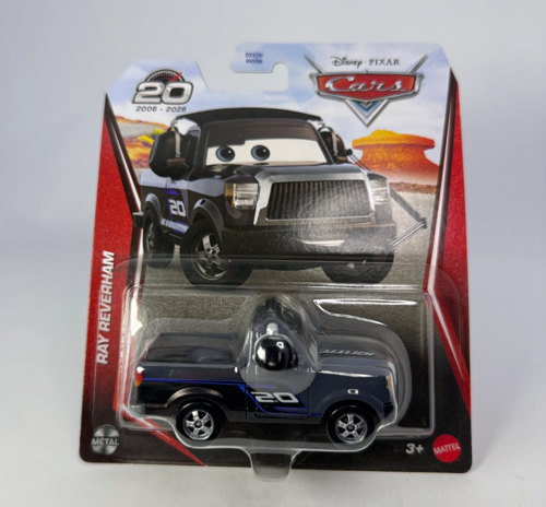 Disney Pixar Cars 20. Yıl Ray Reverham No.20 Metal Diecast Araç 2026
