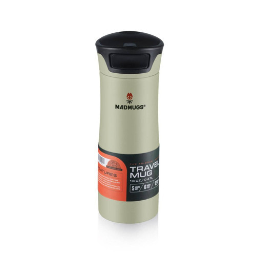Travel Mug Termos Bardak 0.47 lt Paslanmaz Çelik Termos Haki