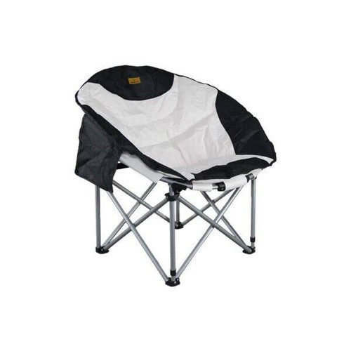 Moonchair Deluxe Katlanır Kamp Sandalyesi SiyahGri
