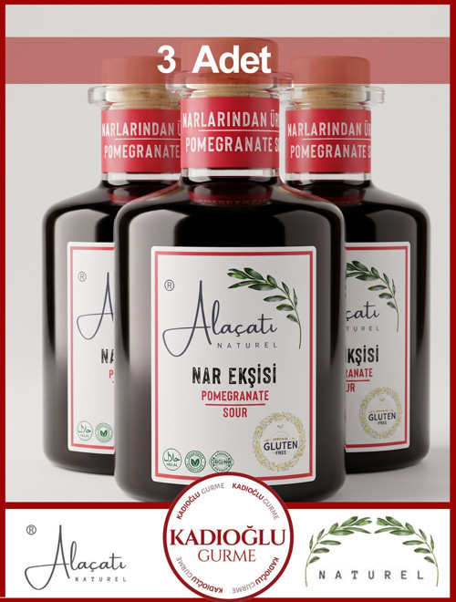 İtalyan Şişe Nar Ekşisi 300 gr X 3 Adet