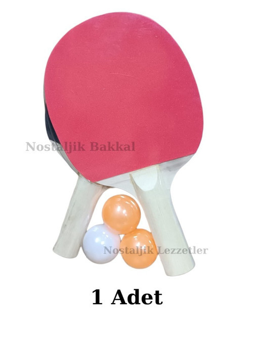 1 Set Ahşap Raket