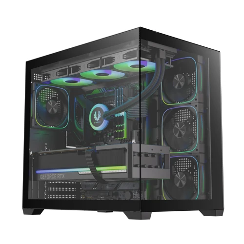 BEST 750W 80+ ATX3.1 Bronze PSU 4x120mm FRGB Fan ATX Temperli Cam Siyah Gaming (Oyuncu) Kasa