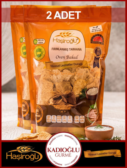 Fırınlanmış Doğal Tarhana Cips 450 g x 2 Adet