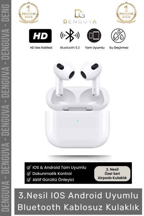 Premium Özel Seri Ios Android Uyumlu Bluetooth Kulaklık Kulak İçi 2. Nesil Kablosuz Kulaklık