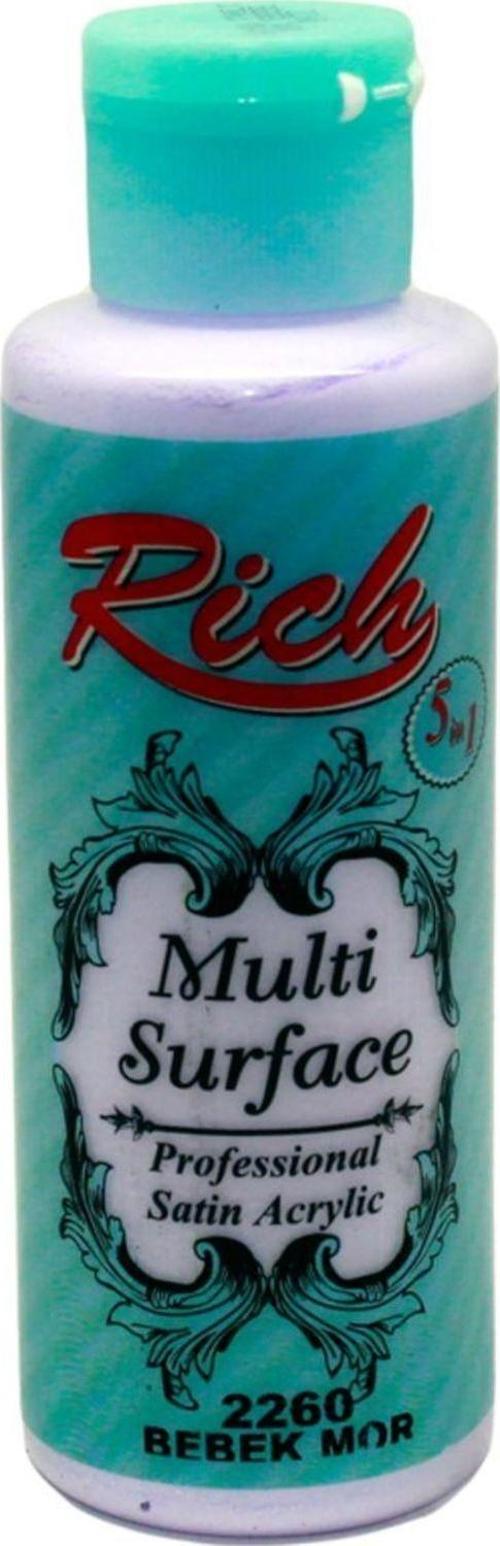 Rıch Multi Akrilik Boya 2260 Bebek Mor 120 Cc