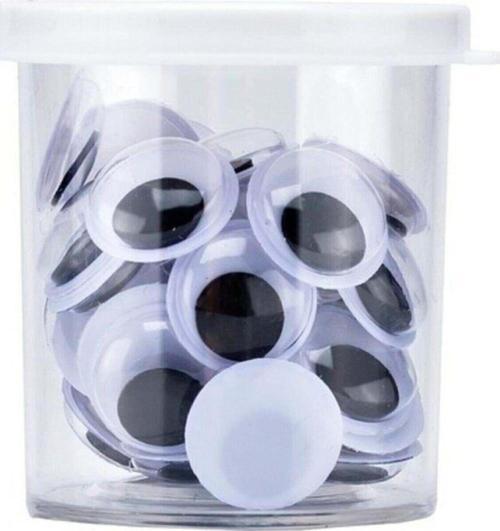 Siyah Oynar Göz Etiketler 15 Mm