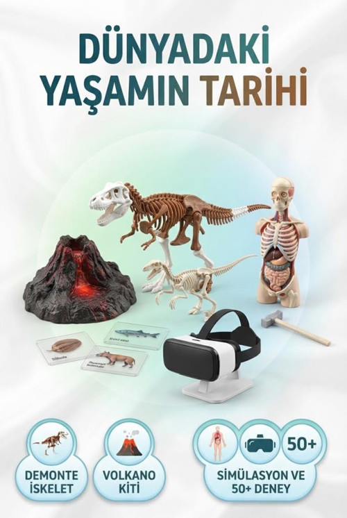 Clementoni Bilim ve Oyun Dünyadaki Yaşamın Tarihi 64839