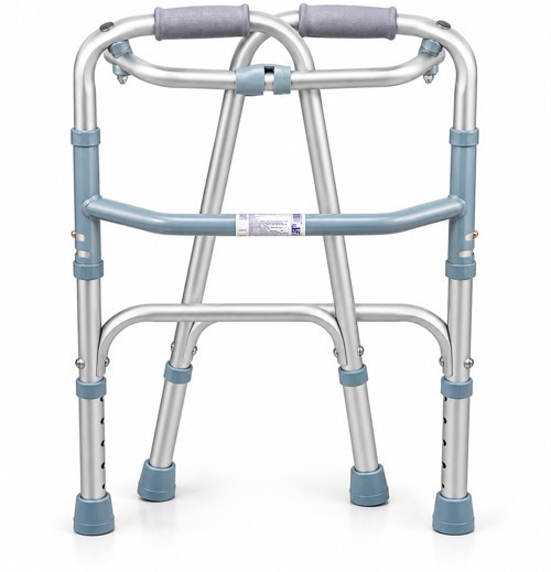 Katlanabilir Walker Yürüteç | Ayarlanabilir Yükseklik 73-87 cm | Alüminyum Gövde | 180 kg Taşıma Kapasitesi
